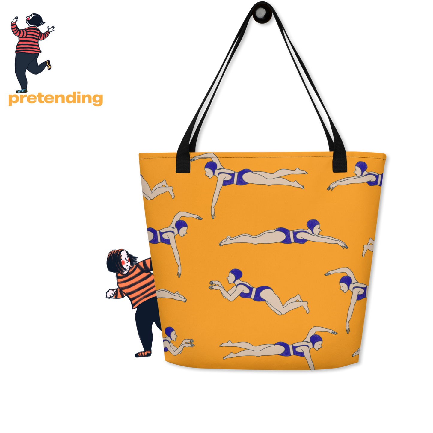 Peachy Large Tote