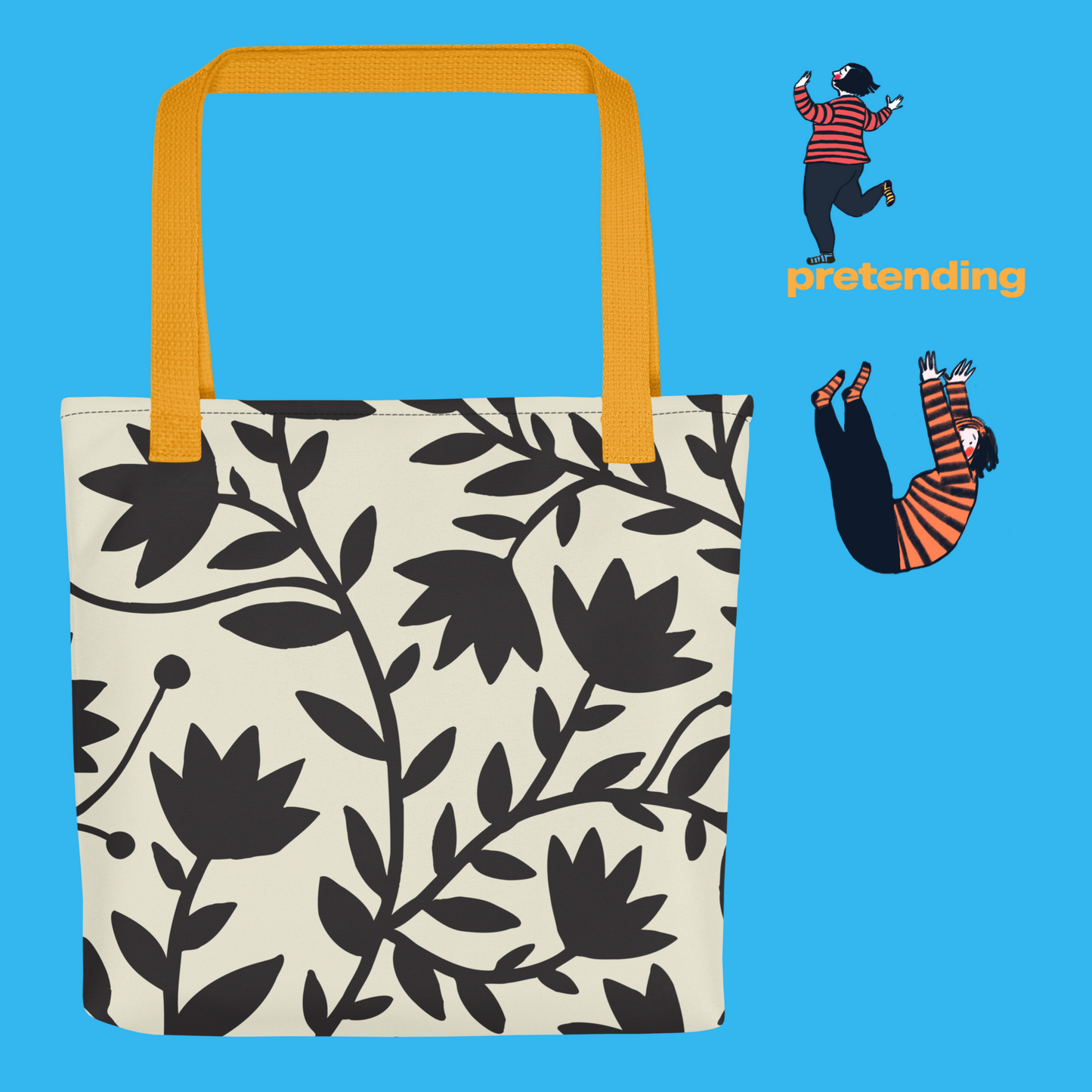 Spiky Flower Tote