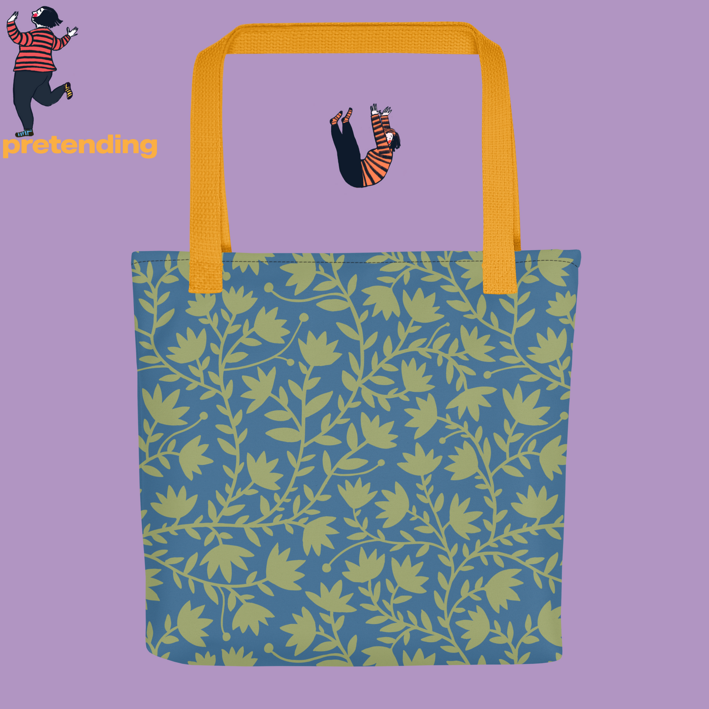 Spiky Flower Tote
